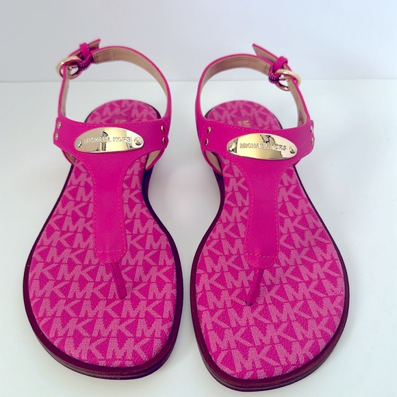 NIB Michael Kors Cerise Sandals Sz 7, Pink - Picture 2 of 9